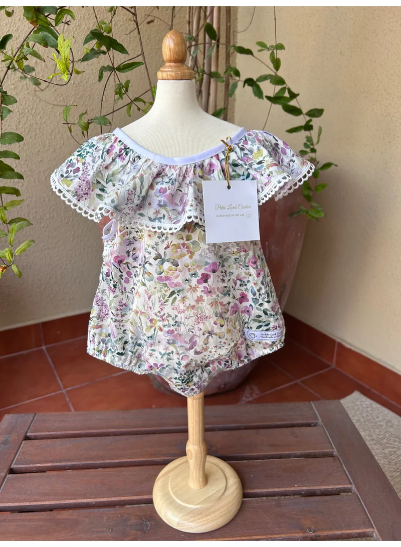 أزياء الحمل الصغير طبعة كوتور ليبرتي باللون الزهري